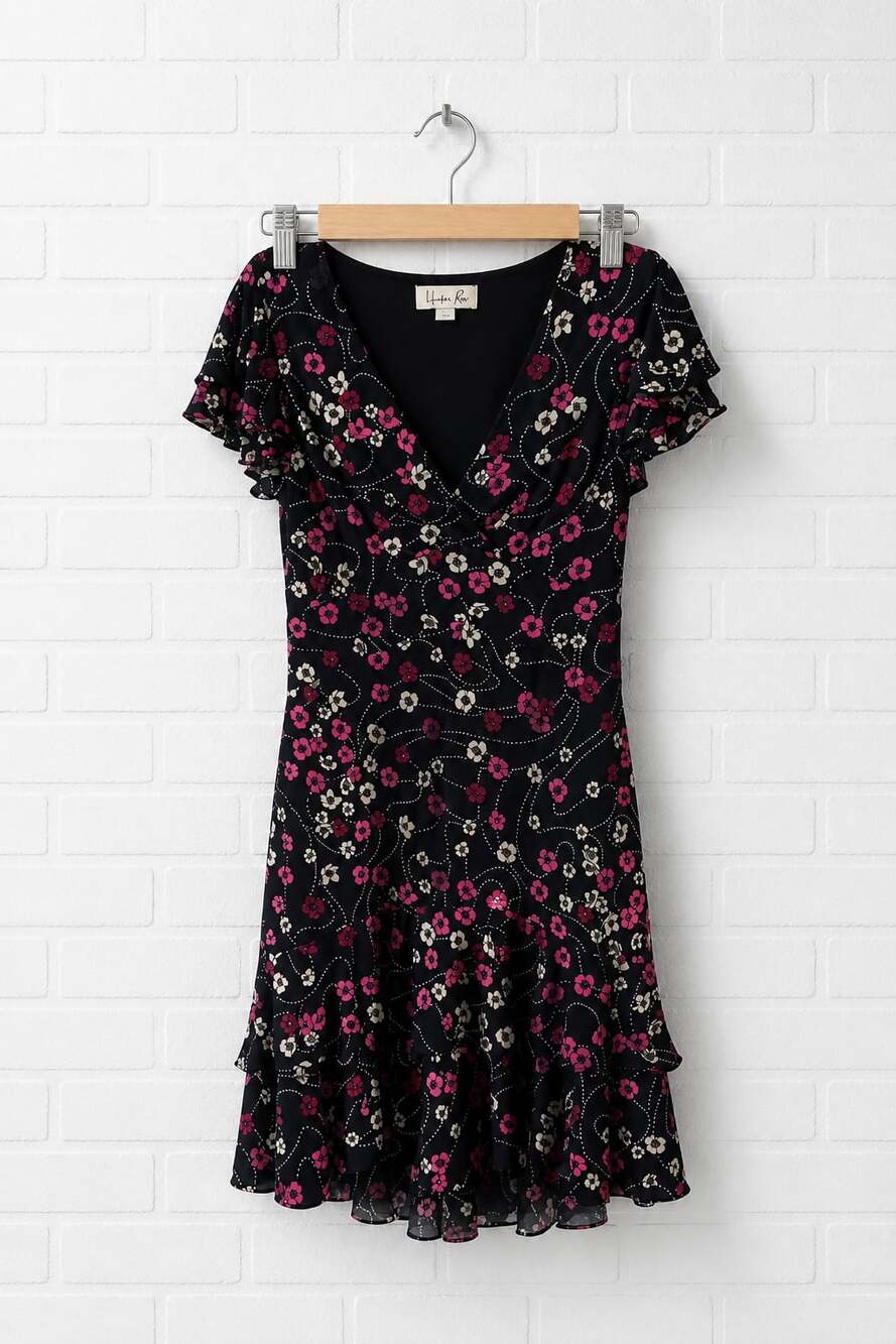 Harper Rose Long Floral Ruffle Dress. Brand new with tags. Size 4. ￼